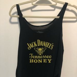Cute black Jack Daniels tank top
